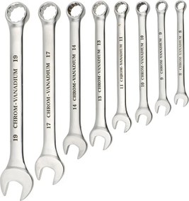 KWB 8-Delig Steek-Ringsleutelset 8-19