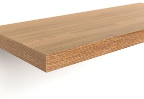 Wandplank in eikenhout, 60 cm, Biface