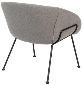Zuiver Feston Design Fauteuil Grijze Stof