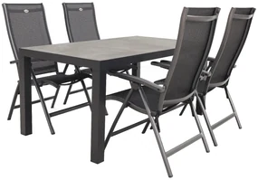 Hartman Salvatore/President 160 cm. verstelbare tuinset - 5-delig