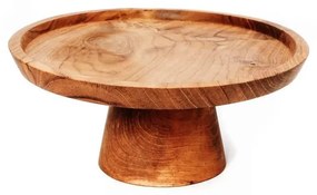 Cakeschaal Root teakhout | Bazar Bizar