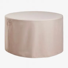 Beschermhoes Voor Ronde Tuintafel Otley Tapioca Beige & Ø160 Cm - Sklum