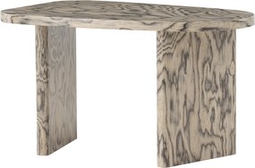 Kleine Organische Salontafel Grijs - 45 X 70cm.