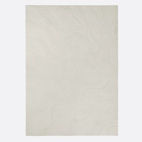 Rechthoekig vloerkleed, golfpatroon, Gioma