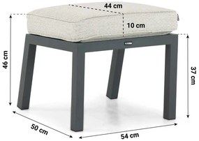 Bistroset 1 persoon  Aluminium Grijs Lifestyle Garden Furniture Albelli