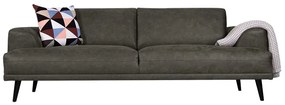 3 zitsbank - Lagos - leer Bull antraciet 67