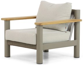 Stoel en Bank Loungeset 5 personen Aluminium/Rope Taupe  Santika Furniture Santika