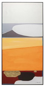 Kare Design Abstract Shapes Orange Schilderij Oranje Tinten