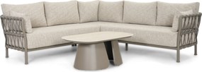 Hoek loungeset 5 personen Rope Taupe  Santika Furniture Santika