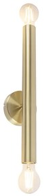Hotel Chique wandlamp goud 2-lichts -Tubi Art Deco E27 Binnenverlichting Lamp