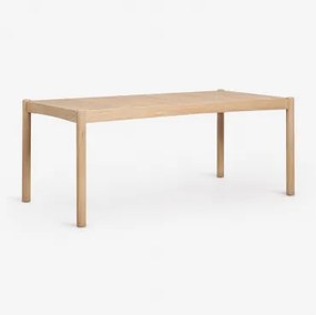 Rechthoekige Tuin Tafel Van Acaciahout Karvia Lichte Acaciekleur & 180 X 90 Cm - Sklum