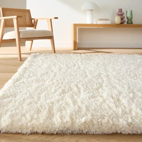 Vloerkleed shaggy, wollen aspect, Albia