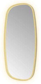 Hotbath &More Contour spiegel deens ovaal 50x100cm geborsteld messing PVD