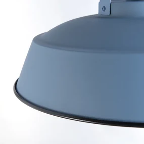 Eettafel / Eetkamer Vintage hanglamp blauw rond 43cm - Living Modern E27 Binnenverlichting Lamp