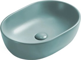 Mexen Viki opbouw wastafel 48 x 35 cm, lichtgroen mat - 21054848