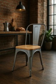 Torix Stoel Natuurlijk Hout