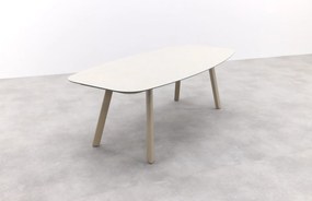 Taste Manolo Deens ovale tuintafel 240x103 cm. - Latte