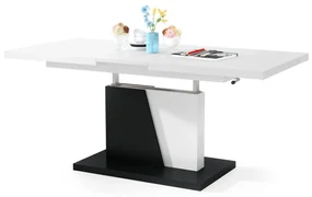 Mazzoni GRAND NOIR wit / zwart, salontafel