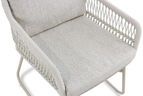Tuinset 4 personen 180 cm Aluminium/rope Taupe Lifestyle Garden Furniture Vicente/Camila