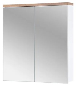 Comad Bali White 840 FSC spiegelkast 60cm eiken/wit