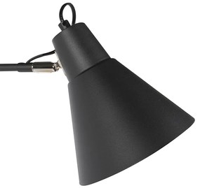 Design wandlamp zwart verstelbaar - Luna Design E27 ovaal Binnenverlichting Lamp