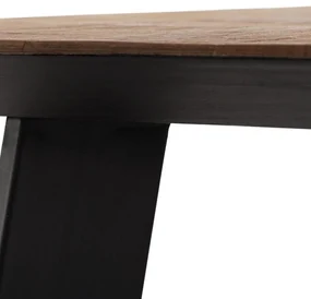 Teak Eettafel Met Verjongde Rand 200 Cm - 200 X 100cm.