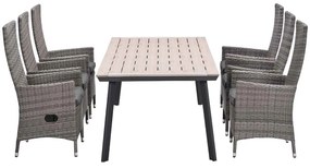 Garden Impressions Nice tuinset 7-delig - Penedo tuintafel 230x100 cm