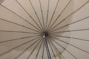 4-Seasons stokparasol Shanghai 300 cm taupe