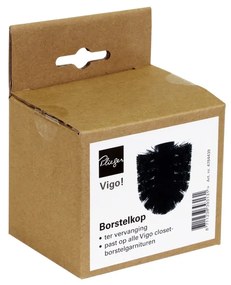 Plieger Vigo toiletborstelkop zonder steel mat zwart