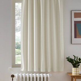 Verduisterend radiatorgordijn, met aangerimpele bies of wave, VODA