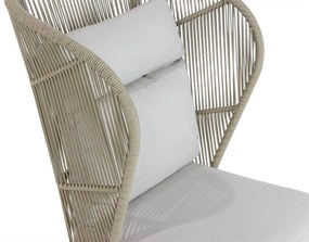 Tuinstoel Eucalyptus hout Naturel teak Coco Napoli