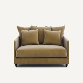 2-zits omvormbare bank van fluweel, Lazare