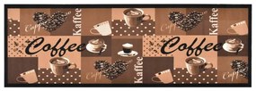 vidaXL Keukenmat wasbaar Coffee 60x300 cm bruin