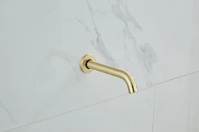 Saniclear Brass baduitloop geborsteld messing / mat goud