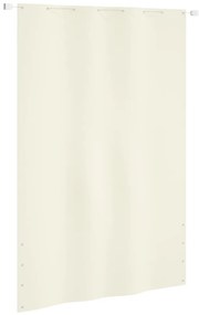 vidaXL Balkonscherm 160x240 cm oxford stof crèmekleurig