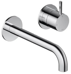 Hotbath Cobber Wastafelkraan inbouw - 18 cm uitloop - chroom CB105EXT18CR HBCB105