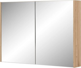 Saqu spiegelkast 100x14x70cm naturel eiken