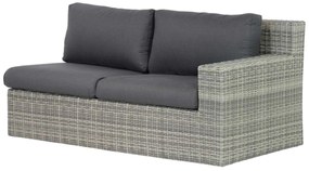 Hoek loungeset 5 personen Wicker Grijs  Garden Collections Amico