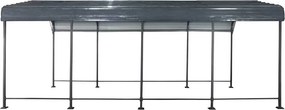 Metalen carport Texas 3,6 x 6 m Tuinpunt antraciet