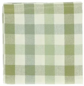 Theedoek, katoen, geruit, groen