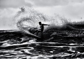 Foto Surf at Hawaii, Yu Cheng, (40 x 26.7 cm)