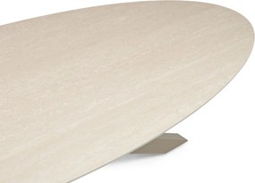 Dining Tuintafel ovaal 240 x 120 cm Taupe Lunea