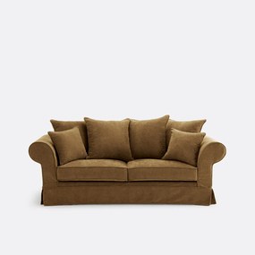 2- of 3-zits rechte bank van gemêleerd polyester, ADELIA