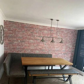 3D Wandpaneel EPS Licht Rood L1902 100x50x2cm | Paneli 3d wandpanelen