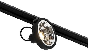 RailSpot / Opbouwspot / Plafondspot 1-fase zwart - Go Modern G9 rond Binnenverlichting Lamp