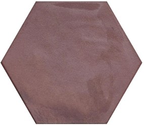 Jabo Moon Garnet keramische wandtegel hexagon 16x18cm