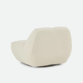 Draaibare fauteuil, gewatteerde stof, NURIA
