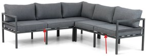 36% korting |  Hoek loungeset 5 personen Aluminium Grijs  Lifestyle Garden Furniture Altino