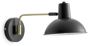 Wandlamp van ijzer en messing, Colota