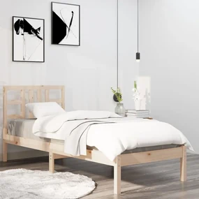 vidaXL Bedframe massief hout 90x190 cm 3FT Single